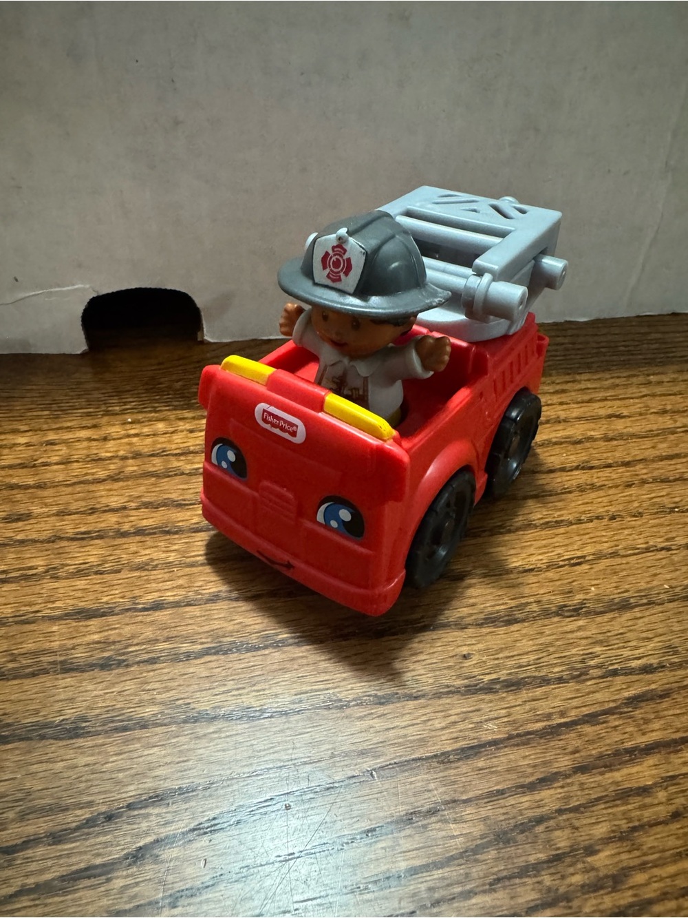 Fisher-Price little people Fire Truck with Firefighter Figure
